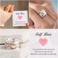 El regalo perfecto para San Valentín 🔥 49% de descuento 🎁 Self Love Spinner Heart Ring 💖