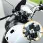 Cerradura de seguridad multifuncional para casco de motocicleta
