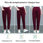 Pantalones cálidos de pana de talle alto para mujer - Compra 2 con envío gratis