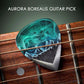 Púa de guitarra con aurora boreal - el mejor regalo para músicos