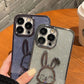 Funda  Purpurina Arenas movedizas Conejo para iPhone