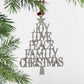 🎁2023-Navidad Hot Sale🎁 Adorno de peltre macizo para el árbol de Navidad🔥