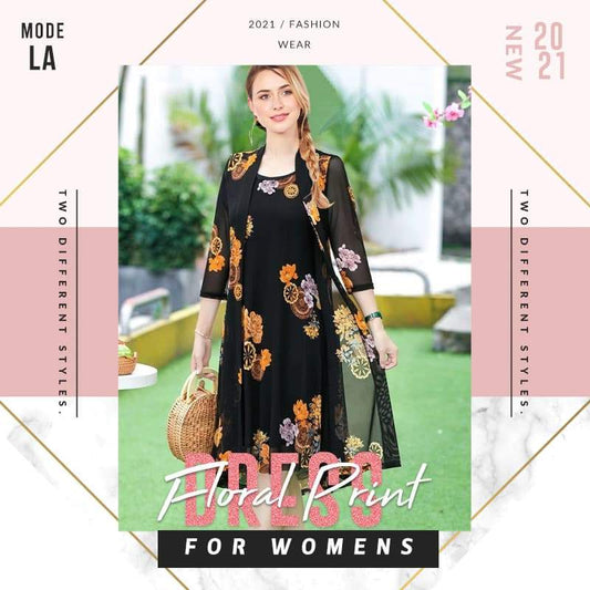 Vestido con estampado floral para mujer