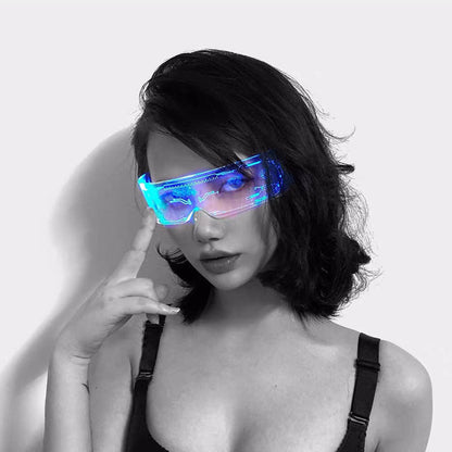 Gafas luminosas Cyberpunk LED