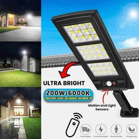 LÁMPARA SOLAR LED 6000K (COMPRAR 2 ENVÍO GRATIS)
