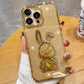 Funda  Purpurina Arenas movedizas Conejo para iPhone