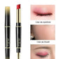 Barra de labios de doble punta Perfilador de labios automático Mate Resistente al agua No destiñe Barra de labios antiadherente