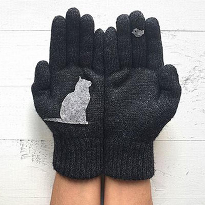 Rebajas de invierno - Guantes de algodón con gato（50% DESCUENTO）