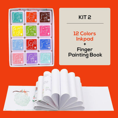 Kit DIY de pintura de dedos con esponja