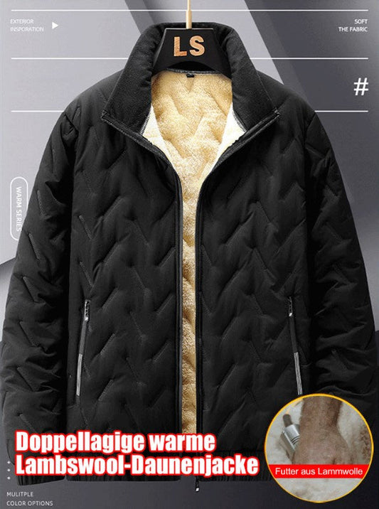 Chaqueta cálida de doble capa de plumón