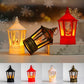 Decoración navideña araña LED luz calabaza linterna