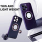 Funda Magnética AG Glass Esmerilado Para iPhone 14 13