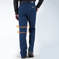 Jeans de cintura alta rectos para hombre-Compra 2 envío gratuito