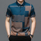 Camisa de Manga Corta con Estampado de Seda Helada