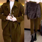 🔥[regalo ideal] Chaqueta y pantalón de traje Vintage de invierno para mujer