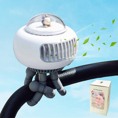 ☃️（Rebajas especiales）☃️ Ventilador para cochecito de bebé