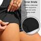 Pantalones cortos de deporte para mujer Pantalones cortos de running de cintura alta