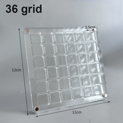 Caja de exhibición de almacenamiento magnética de acrílico transparente